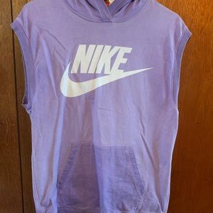 Purple Nike hoodie